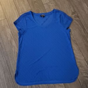 The Limited Short Sleeve Shirt with Sheer Shoulder